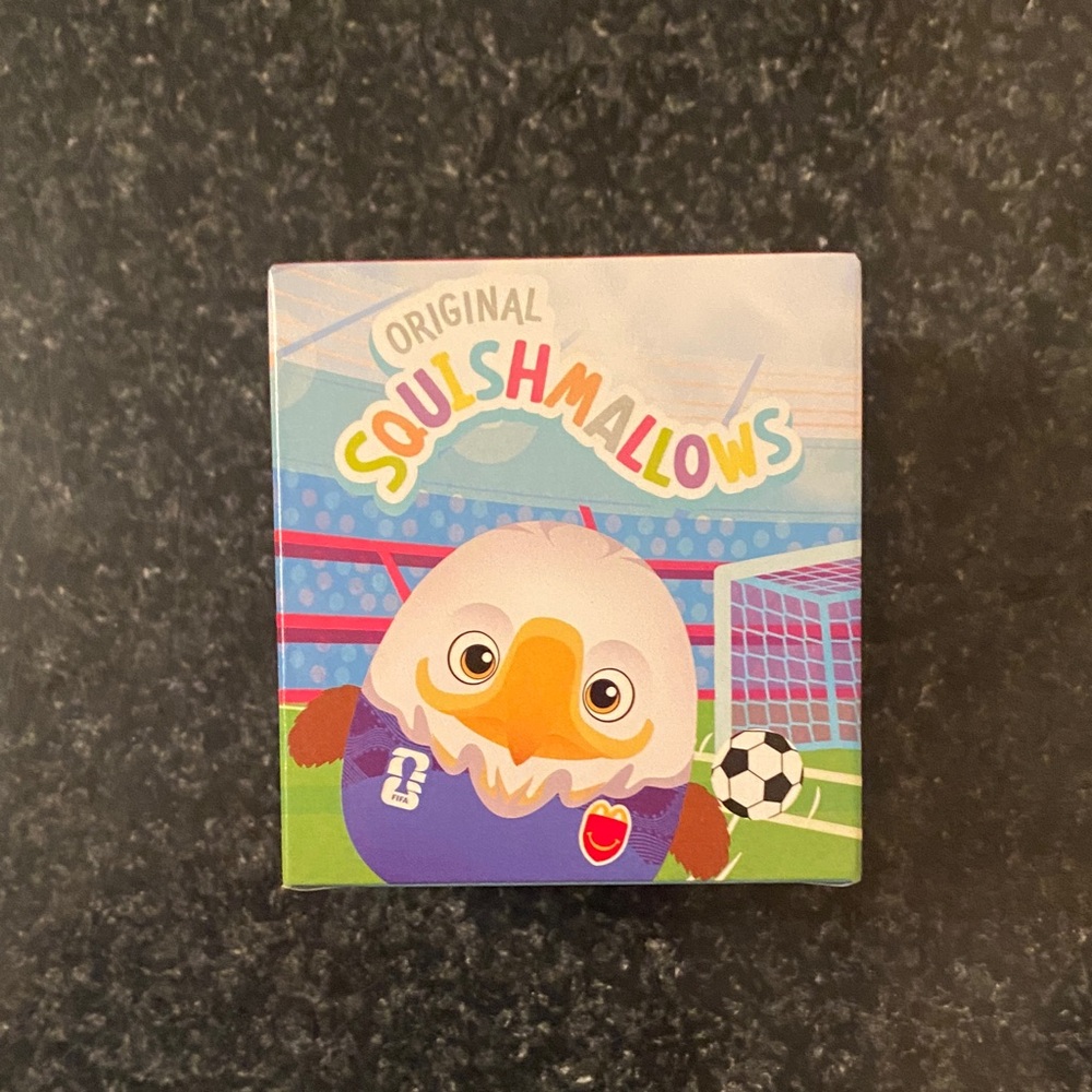 Original Squishmallows Fifa Clutch #10 McDonald's Happy Meal Toy